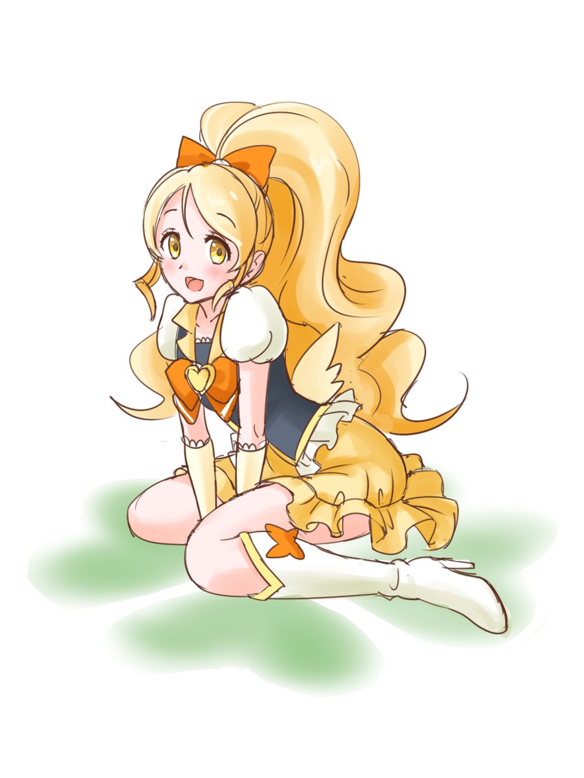 oomori yuuko and cure honey (precure and 1 more) drawn by endorin