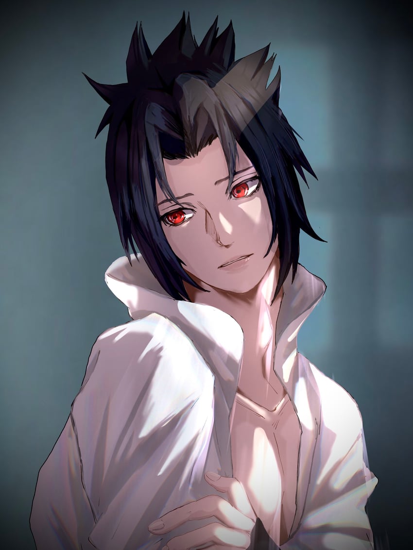 uchiha sasuke (naruto and 1 more) drawn by mi73suki