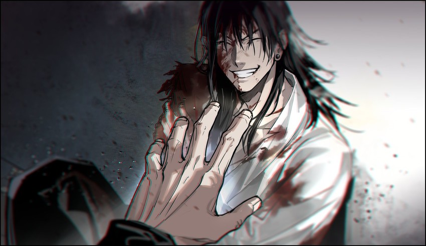 gojou satoru and getou suguru (jujutsu kaisen) drawn by tekla
