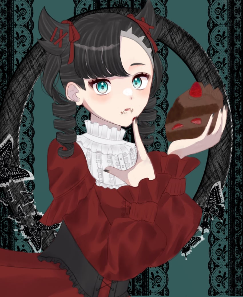 marnie (pokemon and 1 more) drawn by hanme_0227