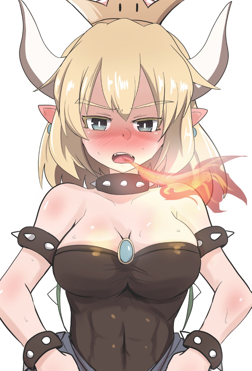 bowsette (mario and 1 more) drawn by asyura_kumo