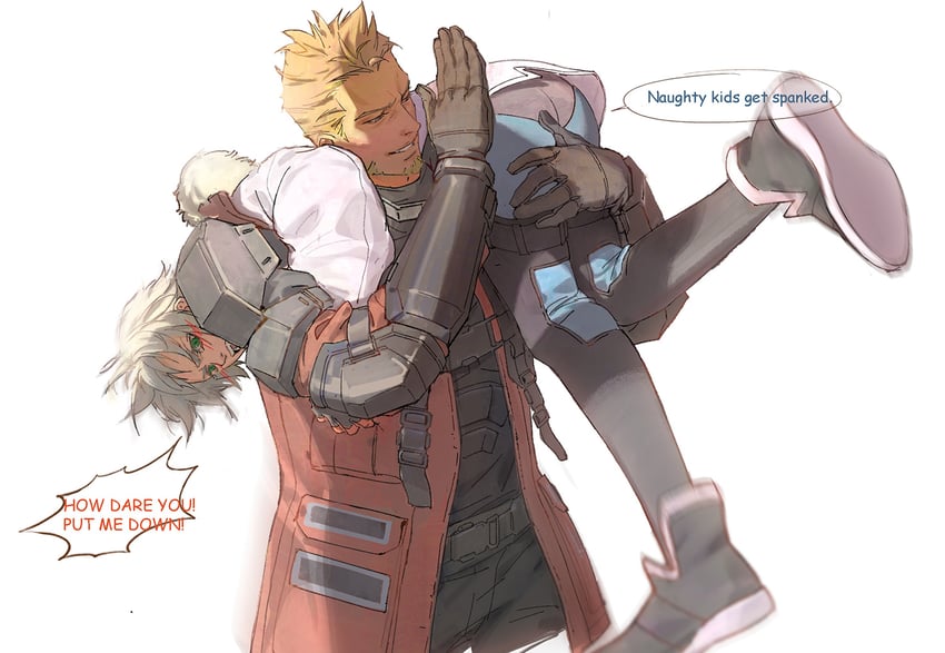 sephiroth and glenn lodbrok (final fantasy and 2 more) drawn by luluzhang998873