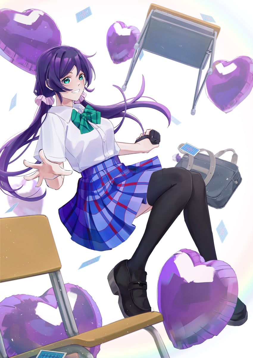 tojo nozomi (love live! and 1 more) drawn by raven_(rnzraven)