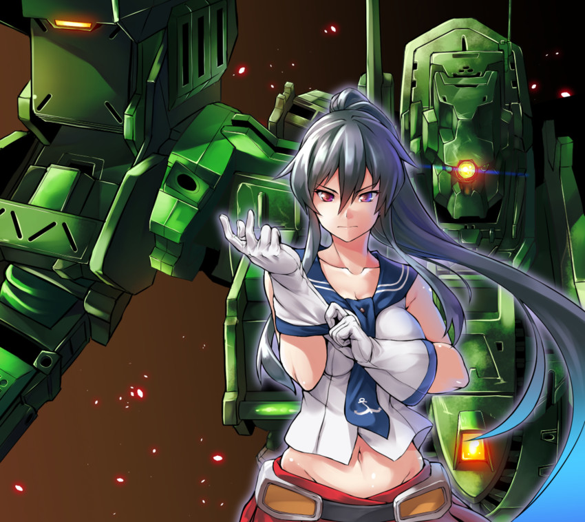 yahagi (kantai collection and 1 more) drawn by chaigidhiell