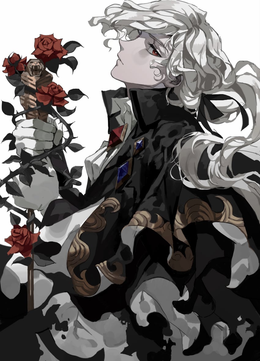 edmond dantes (fate and 1 more) drawn by keki_chogyegi