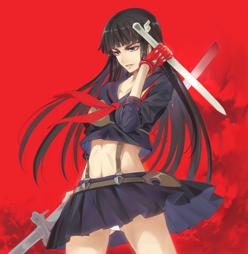 senketsu and kiryuuin satsuki (kill la kill) drawn by miyo_(13th_floor)