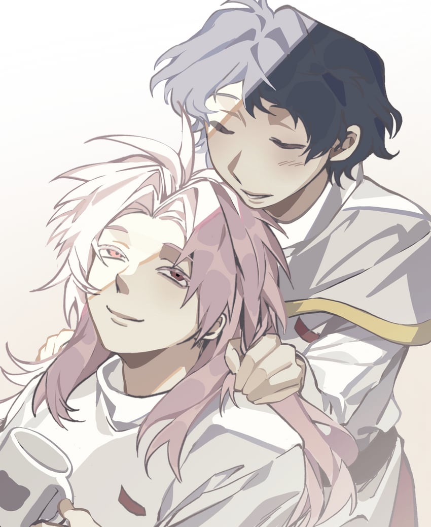 hatsutori hajime and utsugi noriyuki (saibou shinkyoku) drawn by chunaizhanshi23057