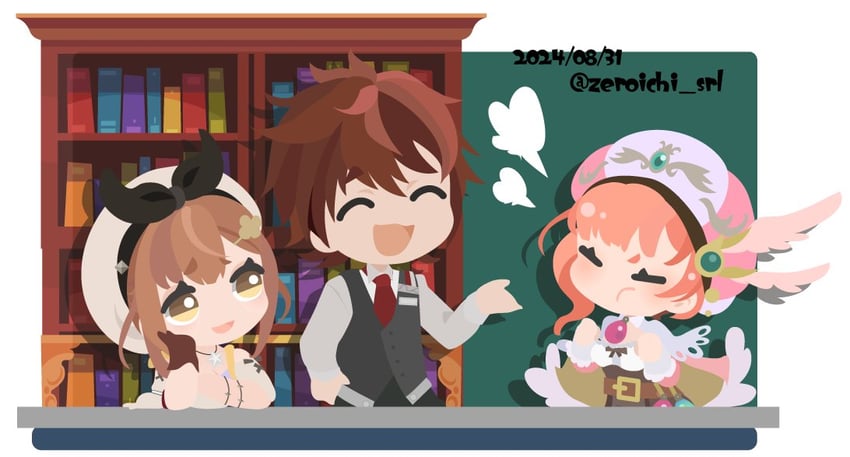 reisalin stout, rorolina frixell, and iksel jahnn (atelier and 4 more) drawn by 01_(zeroichi_srl)
