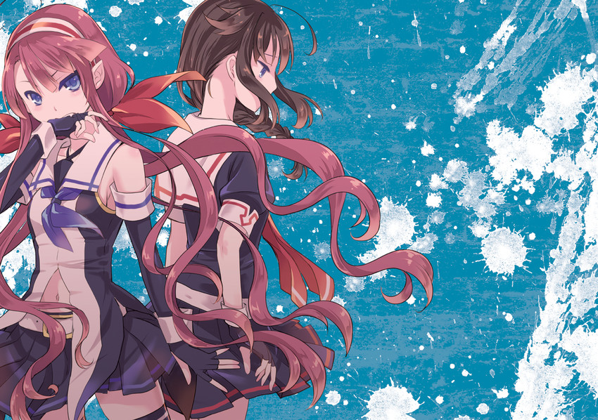 shigure, shigure kai ni, and kawakaze (kantai collection) drawn by aikawa_ruru