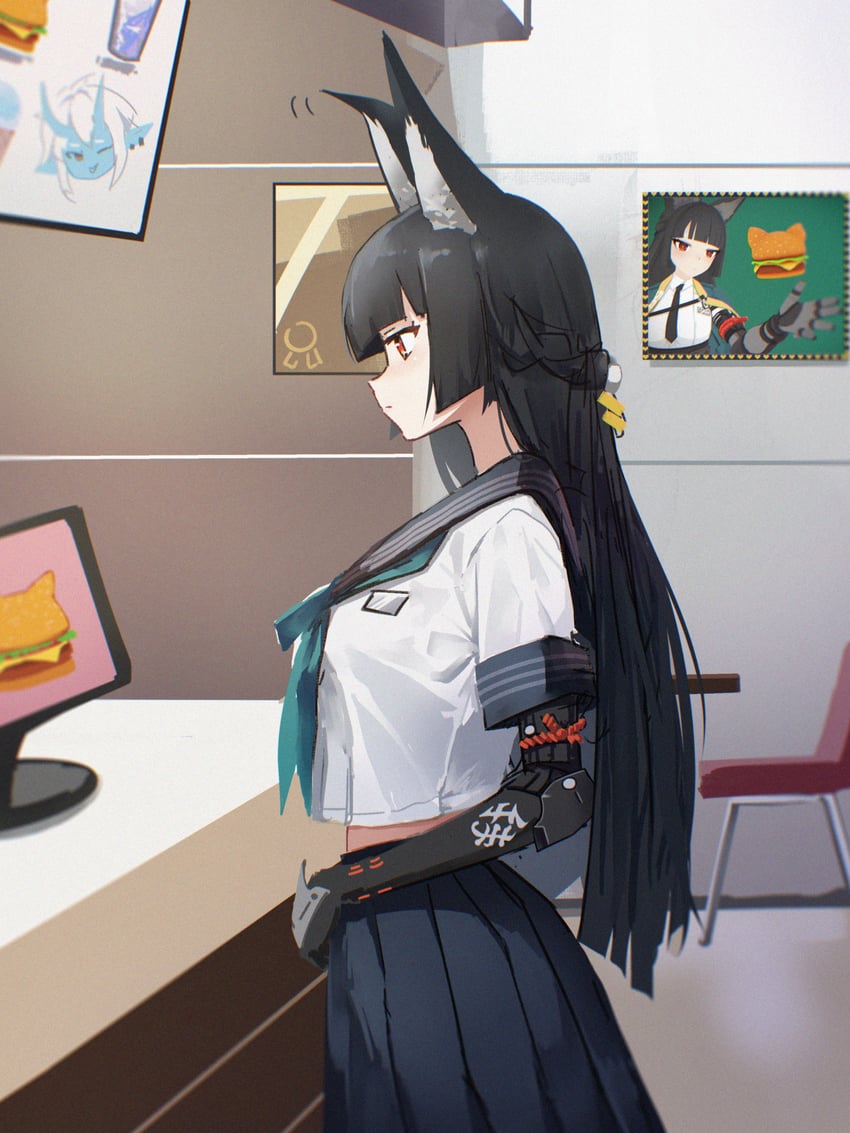 hoshimi miyabi and soukaku (zenless zone zero) drawn by danraz0r