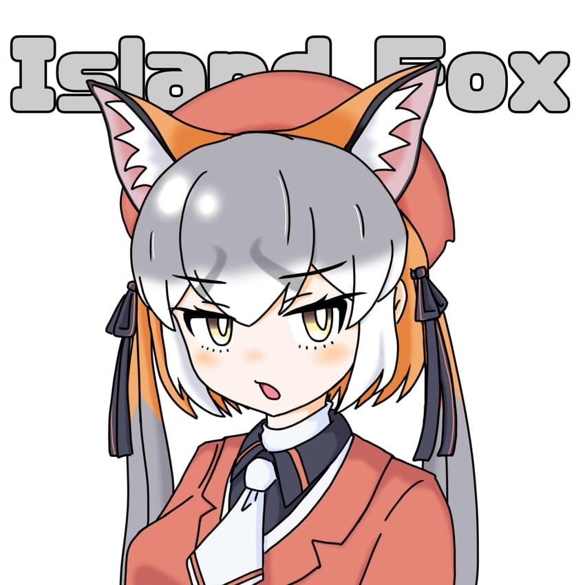 island fox (kemono friends and 1 more) drawn by o87
