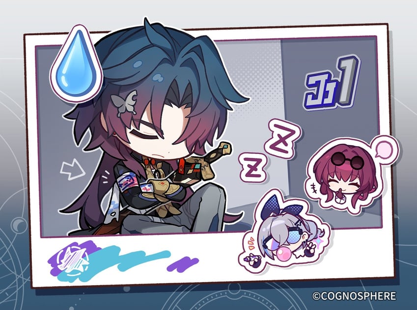kafka, silver wolf, and blade (honkai and 1 more)