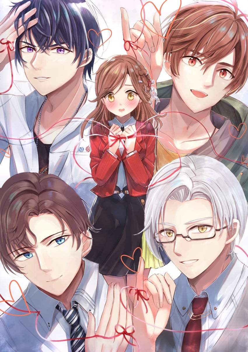 rosa, luke pearce, marius von hagen, artem wing, and vyn richter (tears of themis) drawn by mirin_pengin