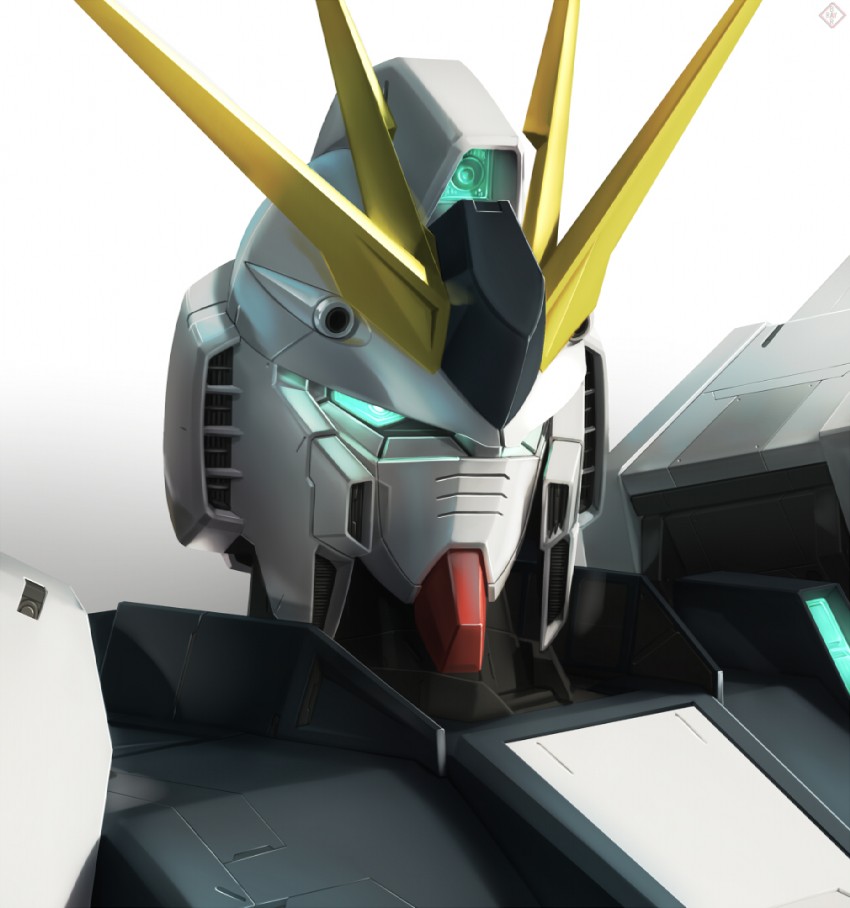 nu gundam (gundam and 1 more) drawn by raybar