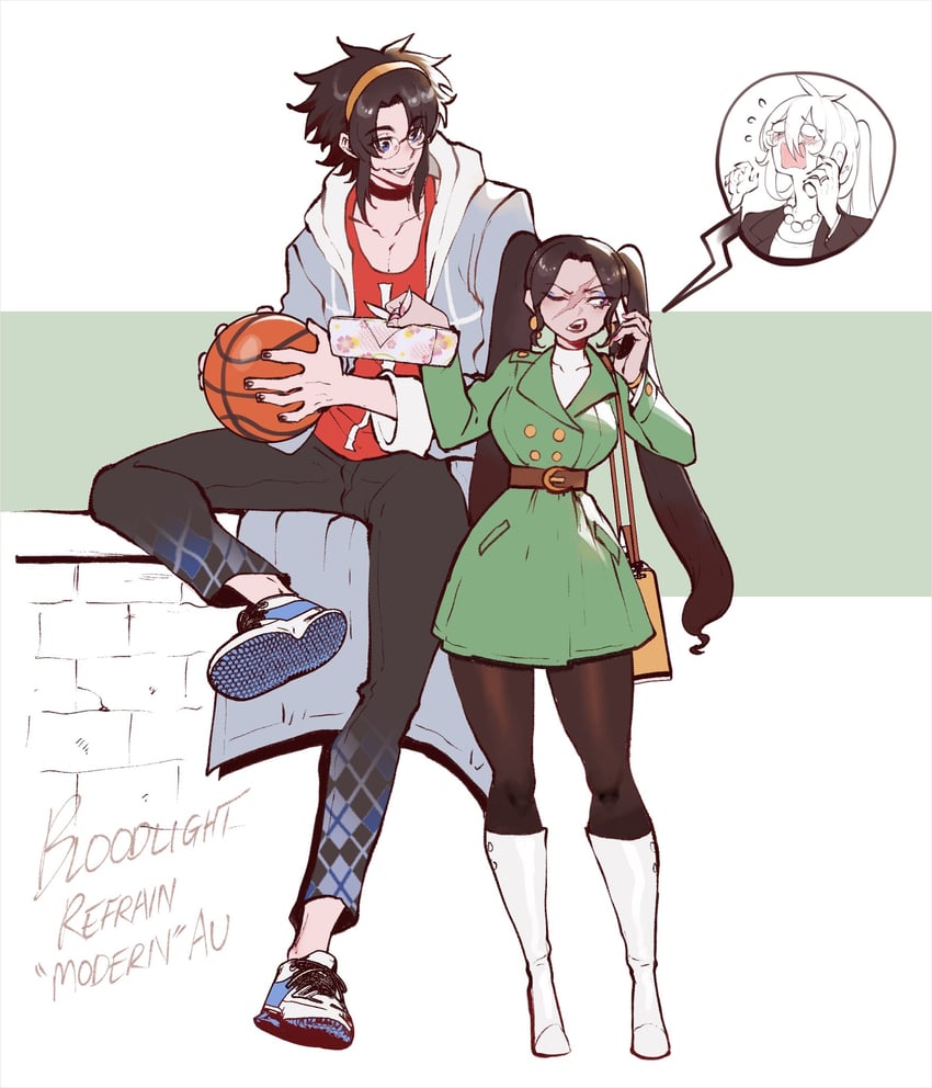 sister almonde, mariah, and lazarus (original and 1 more) drawn by nyantcha