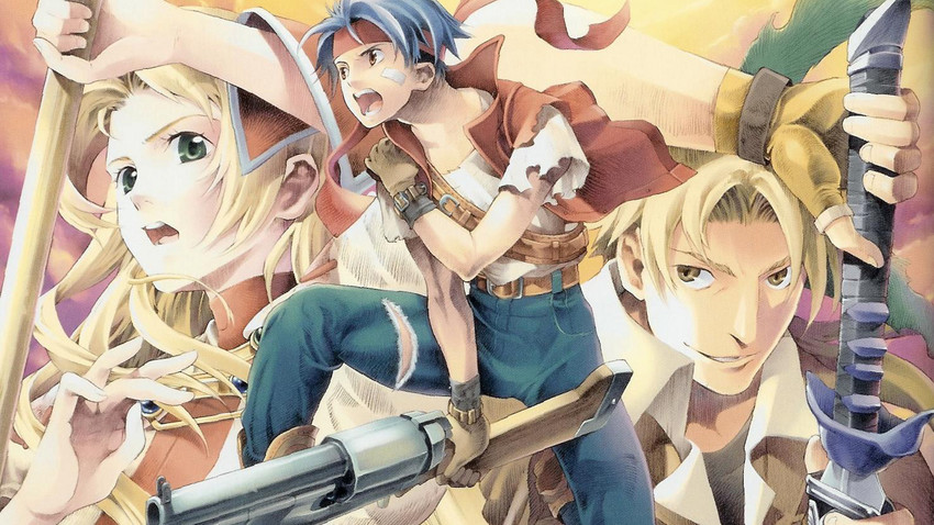 cecilia lynne adelhyde, rody roughnight, and jack van burace (wild arms and 1 more) drawn by ooba_wakako
