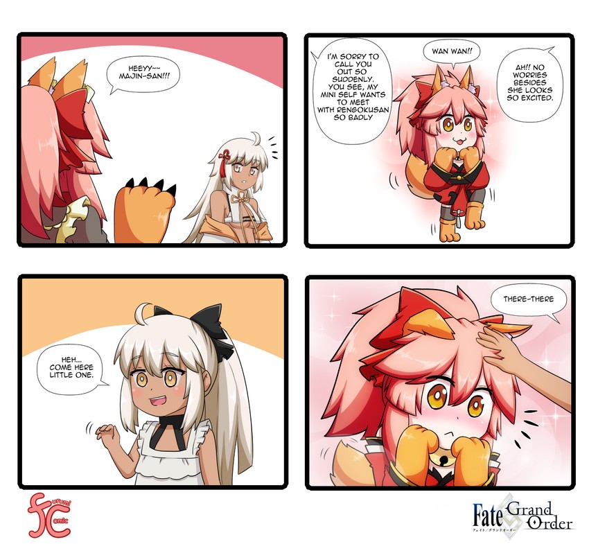 tamamo, okita souji, tamamo cat, okita souji alter, and rengoku (fate and 1 more) drawn by keita_naruzawa