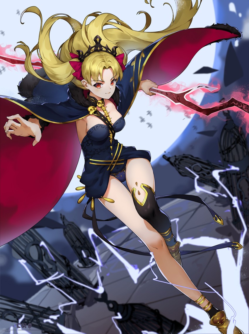 ereshkigal (fate and 1 more) drawn by cro_(pixiv14643743)