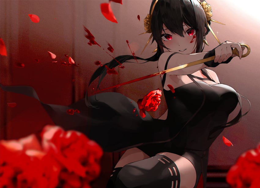 yor briar (spy x family) drawn by toto_(kuro_toto)