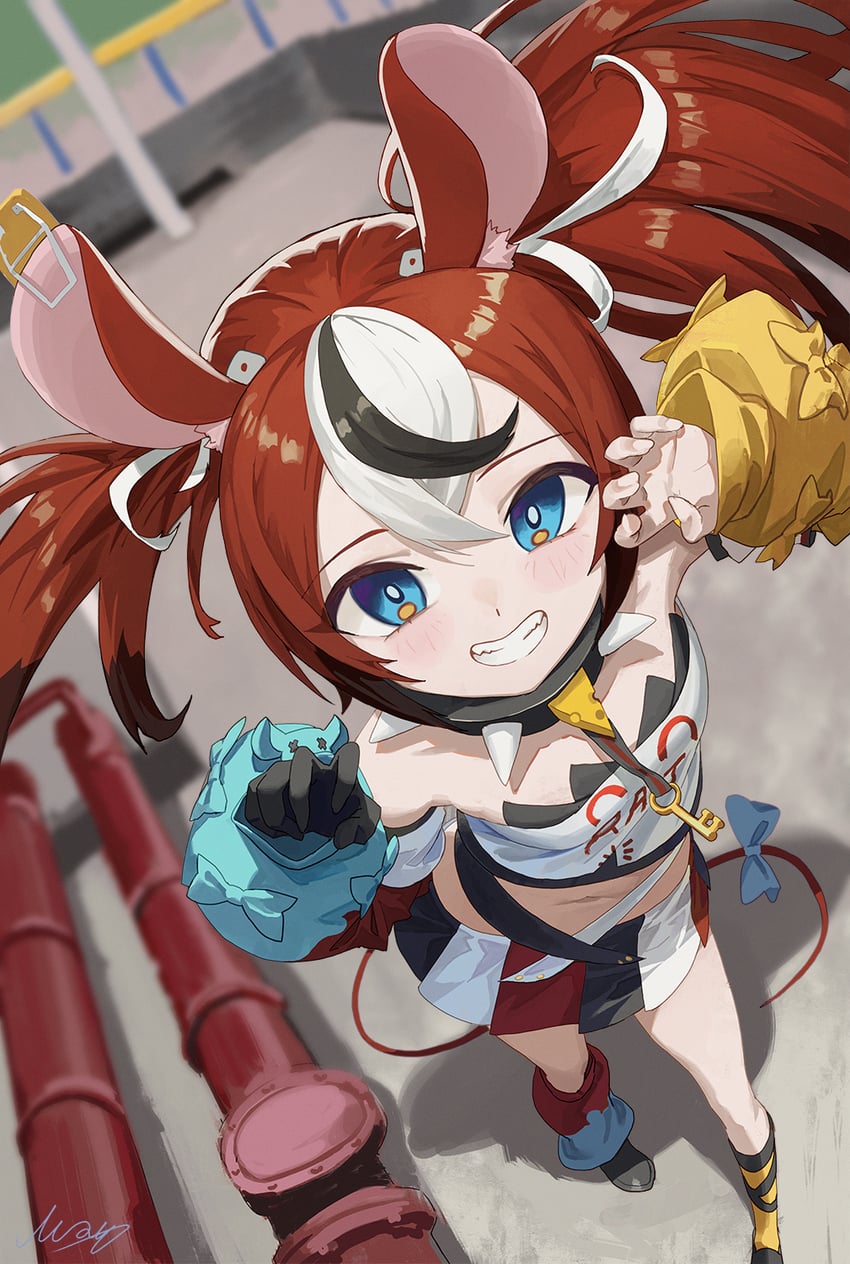 hakos baelz (hololive and 1 more) drawn by m.q_(mqkyrie)