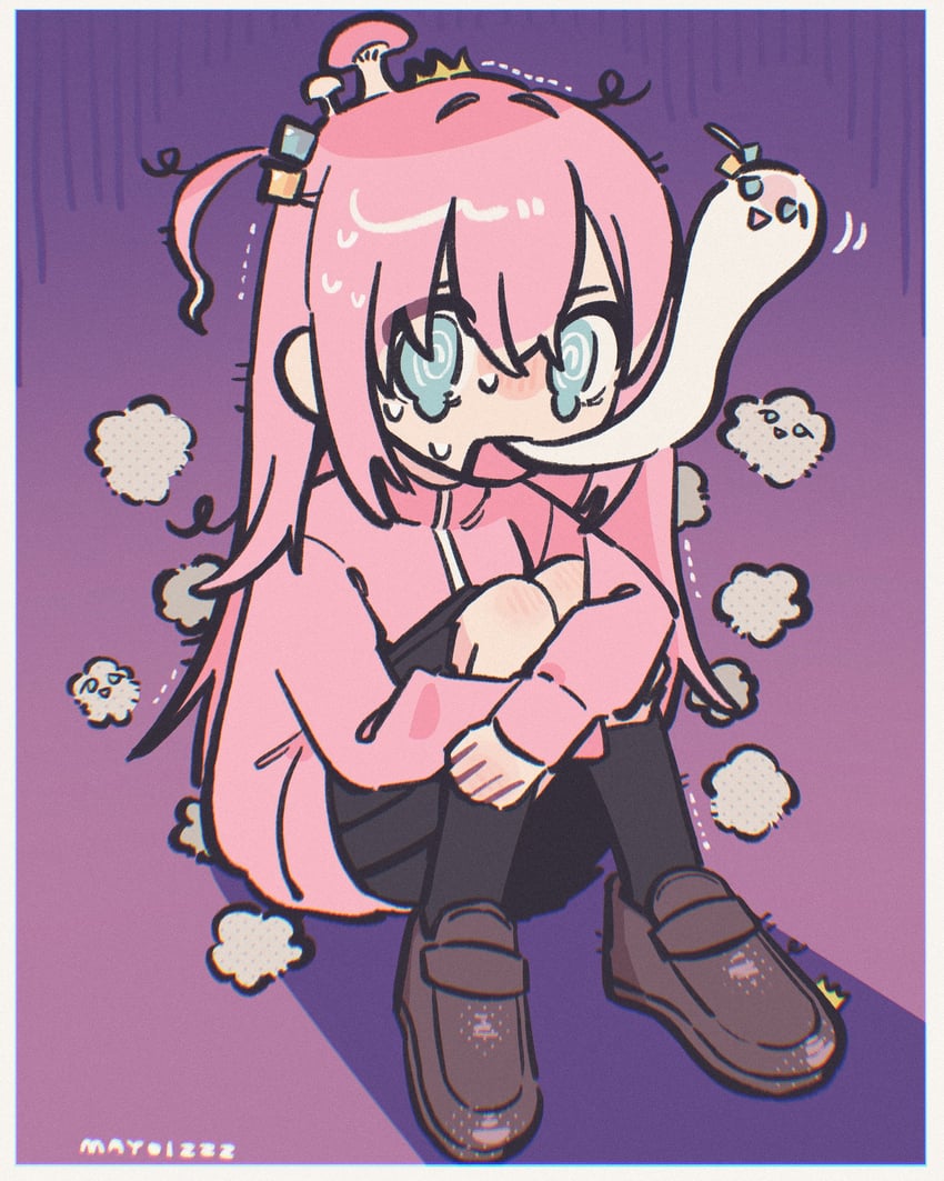 gotoh hitori (bocchi the rock!) drawn by mayoi_zzz