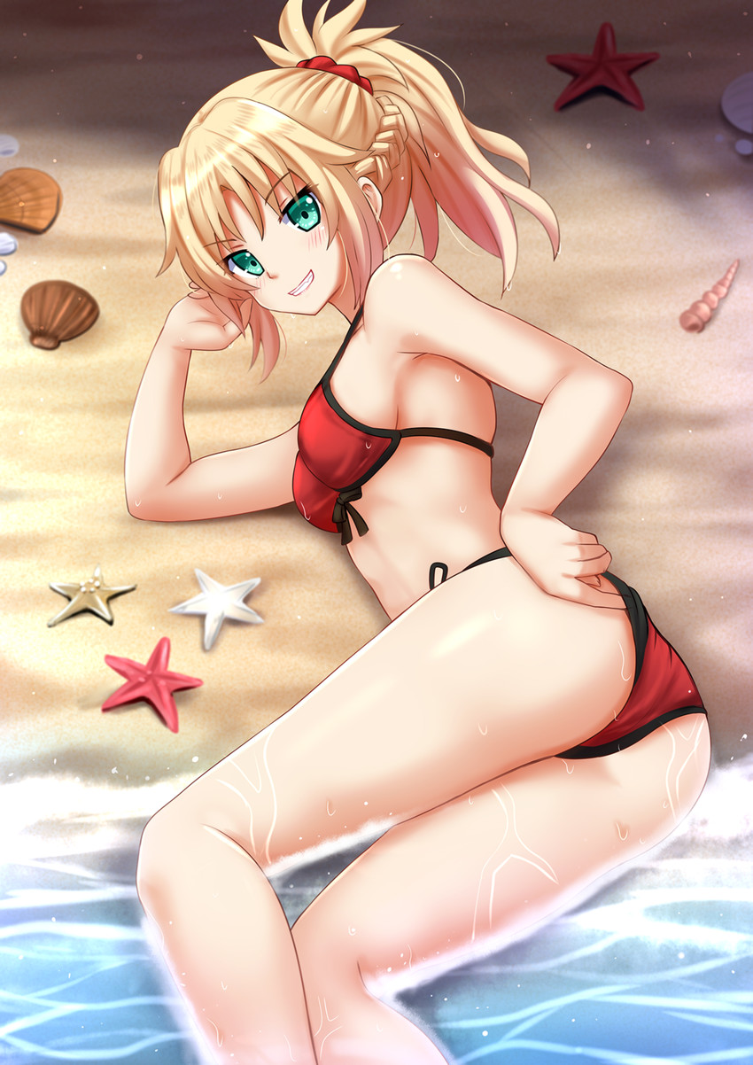 mordred (fate and 2 more) drawn by kazenokaze