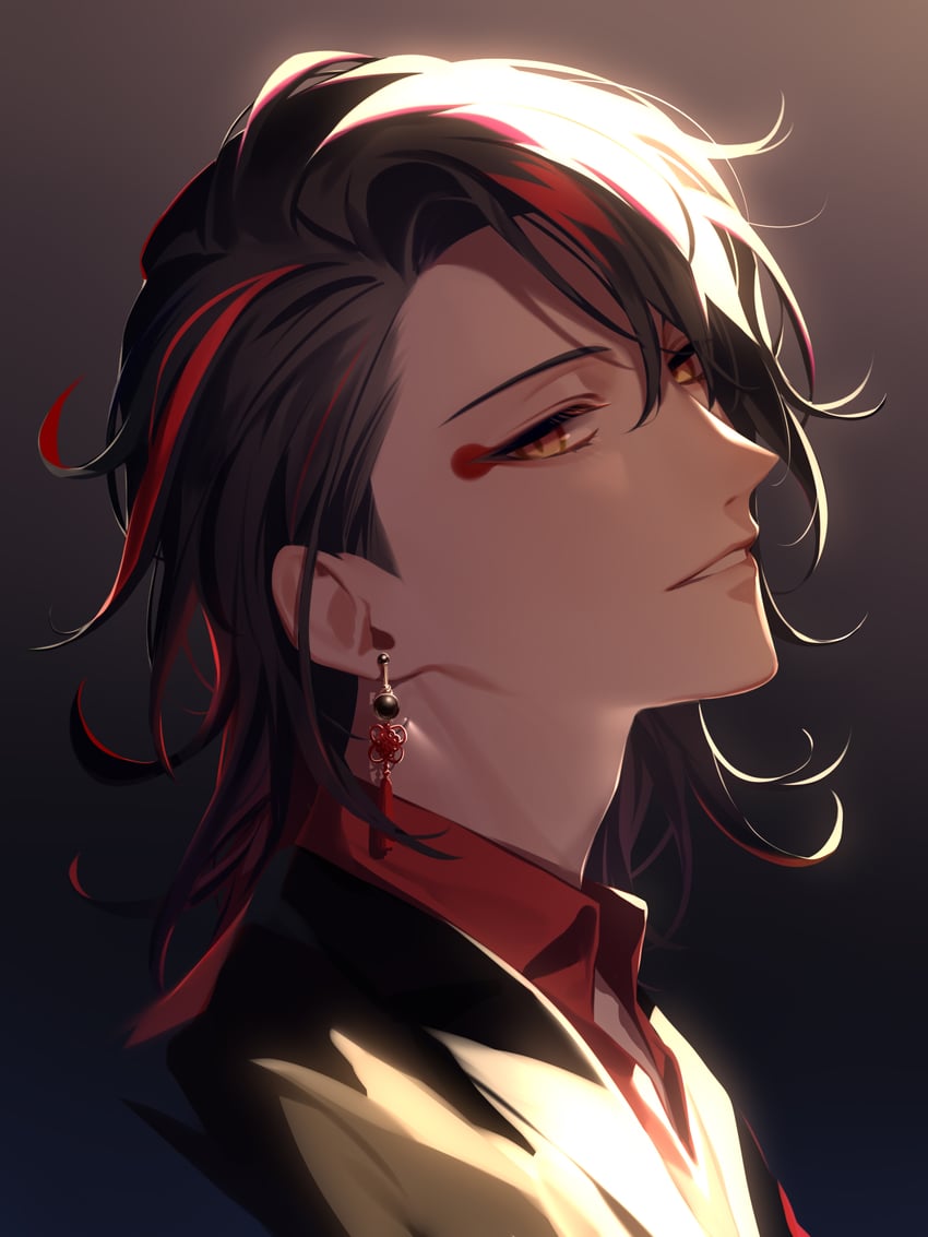 vox akuma (nijisanji and 1 more) drawn by 13_(bbr584607091)