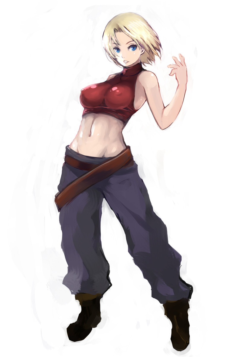 blue mary (the king of fighters and 1 more) drawn by johan_(johan13)