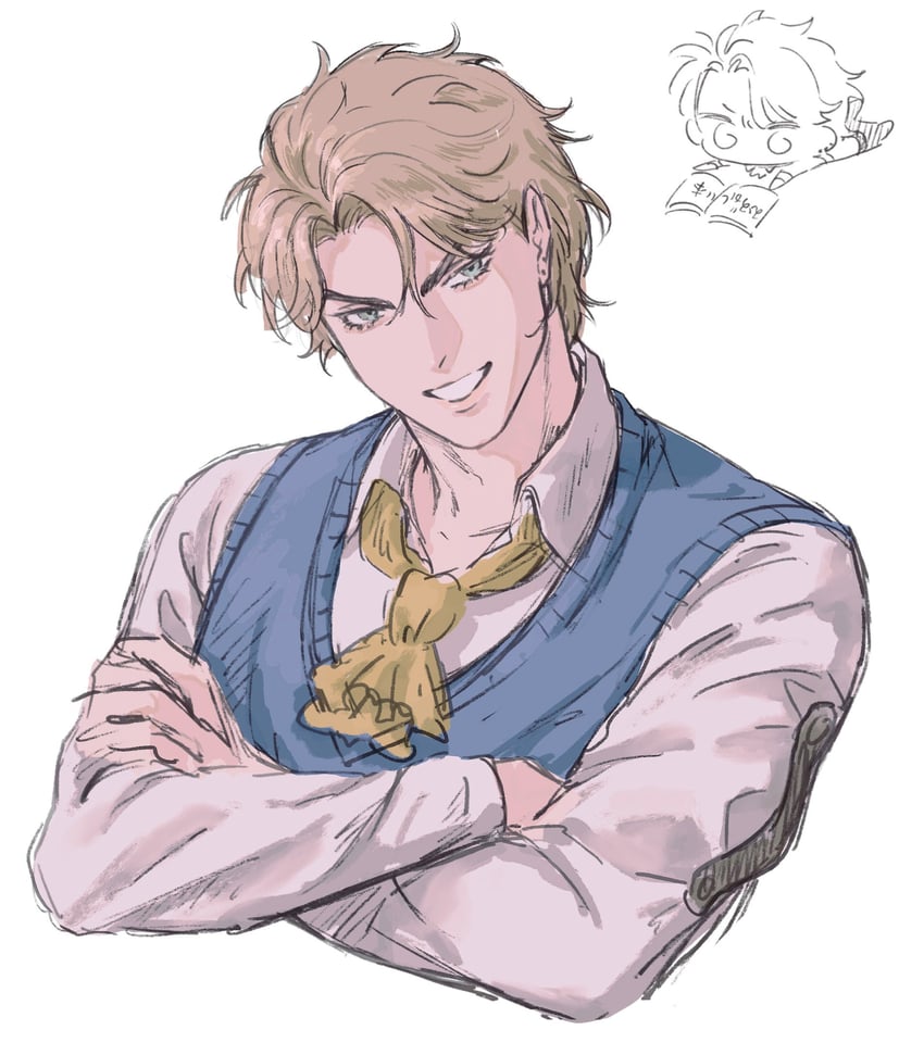 dio brando (jojo no kimyou na bouken and 1 more) drawn by hiro_tadzio28