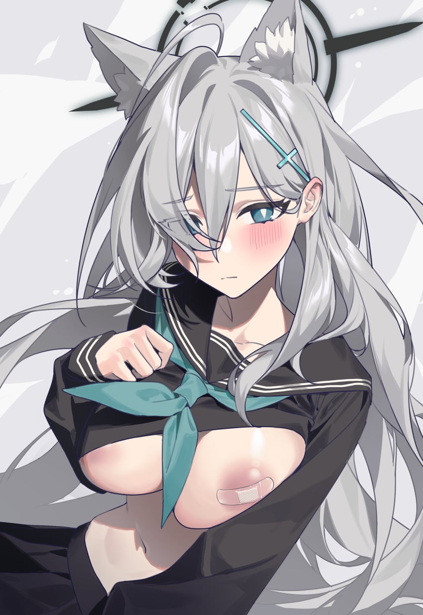 shiroko and shiroko terror (blue archive) drawn by airseal