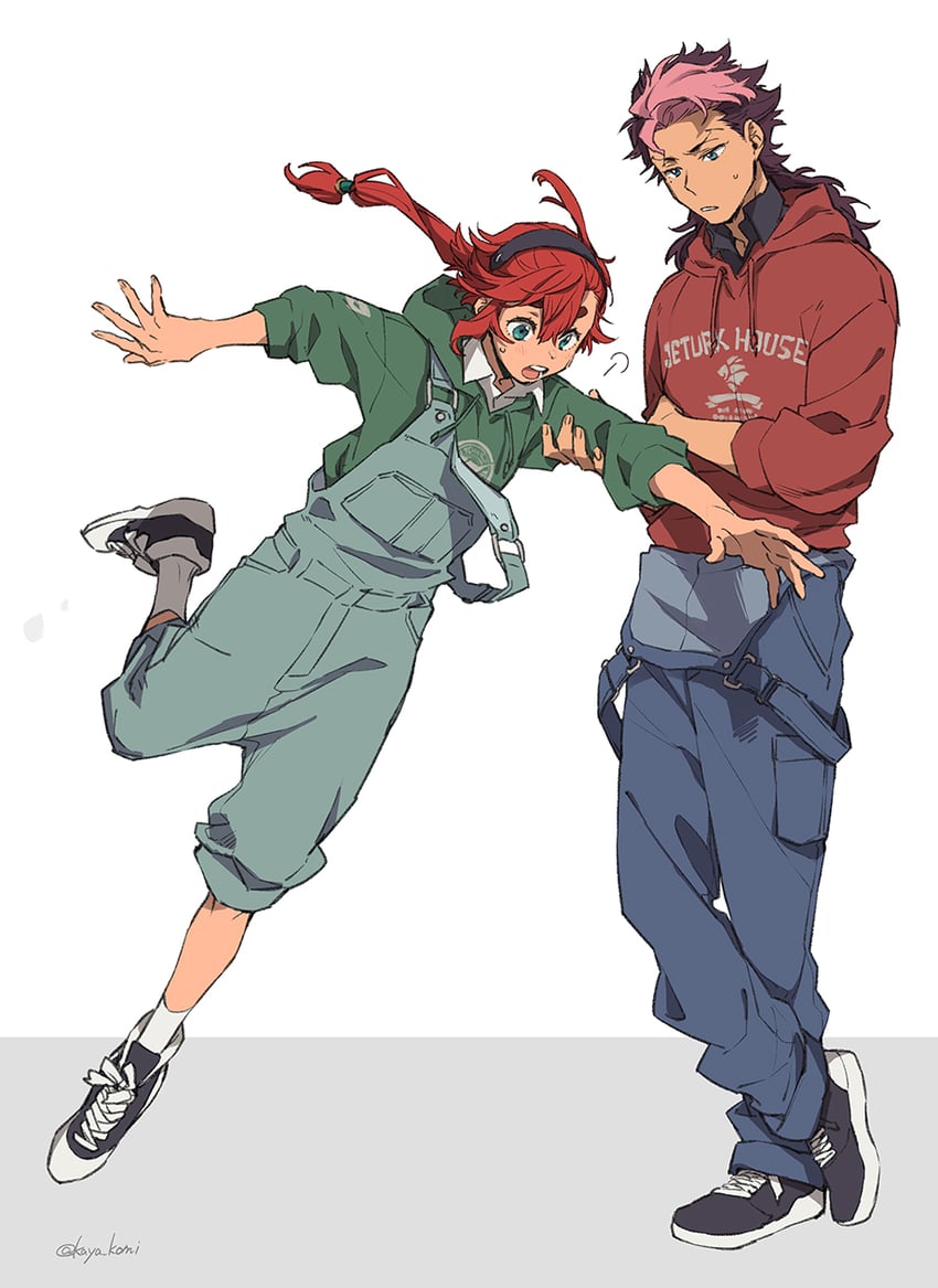 suletta mercury and guel jeturk (gundam and 1 more) drawn by wakaya_hana