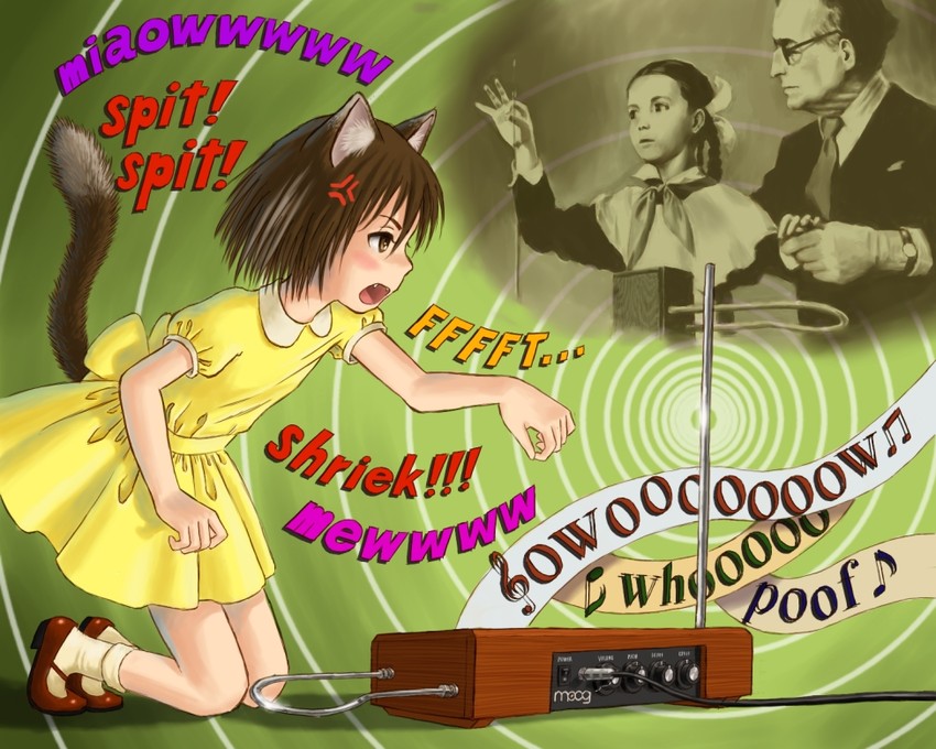 lydia kavina and leon theremin (original and 2 more) drawn by skyape