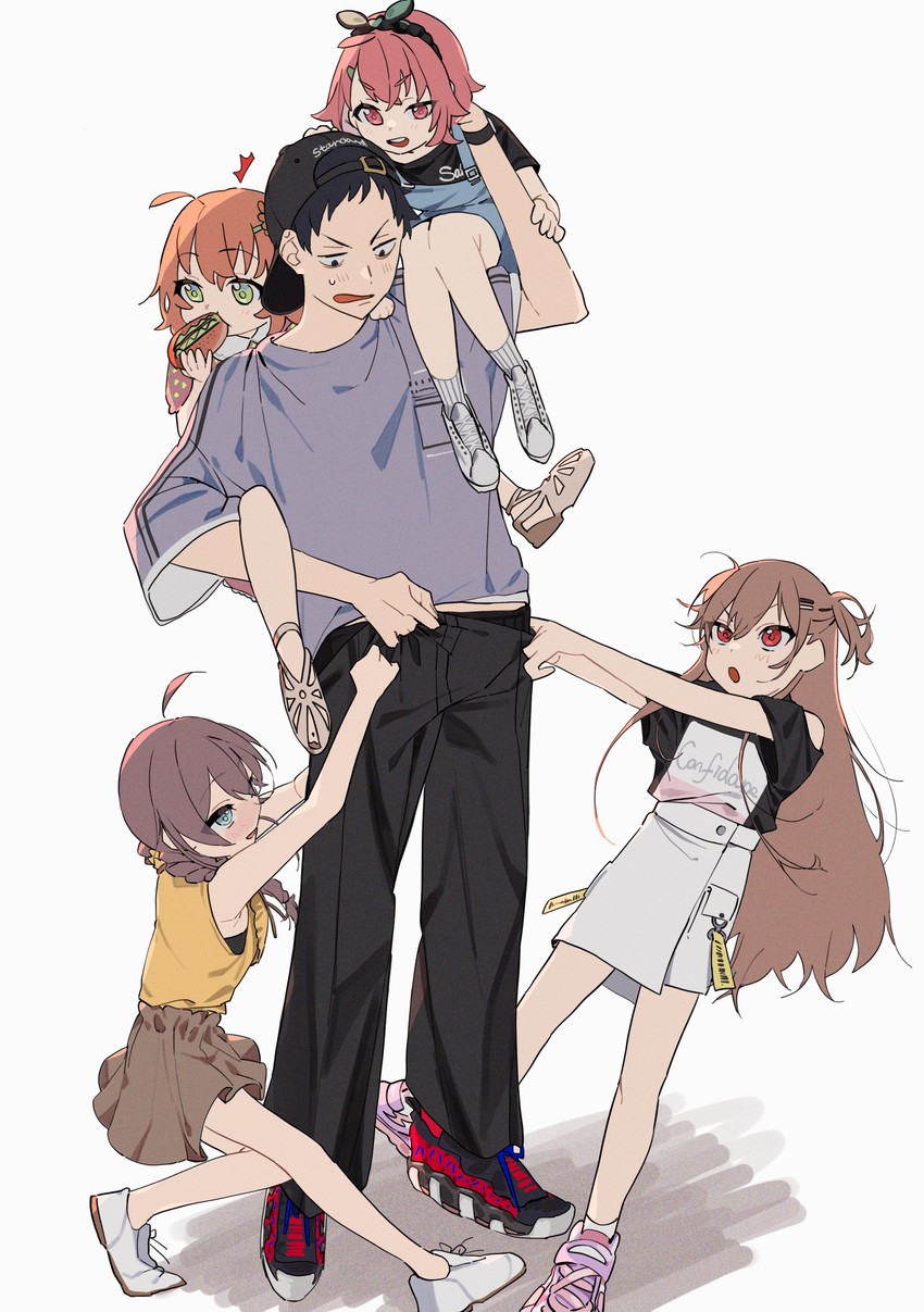 natsuiro matsuri, sasaki saku, furen e lustario, honma himawari, and yashiro kizuku (hololive and 1 more) drawn by sugata_dski