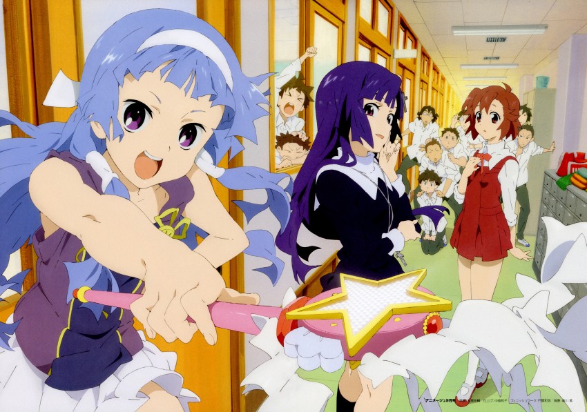 nagi, zange, and aoba tsugumi (kannagi and 1 more) drawn by matsuo_yuusuke