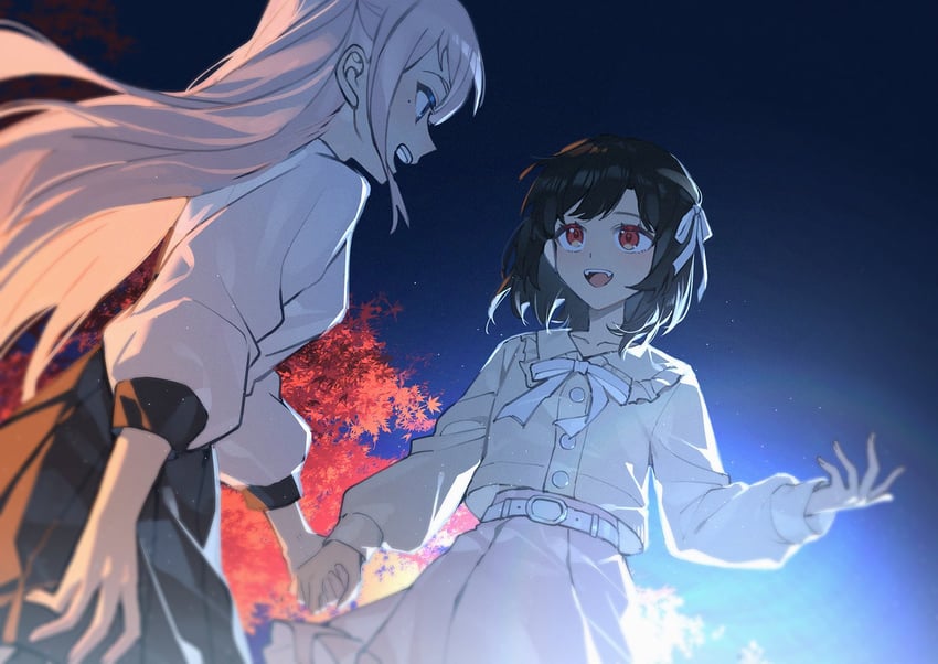 mifune shioriko and zhong lanzhu (love live! and 1 more) drawn by xunyu_(manyu)