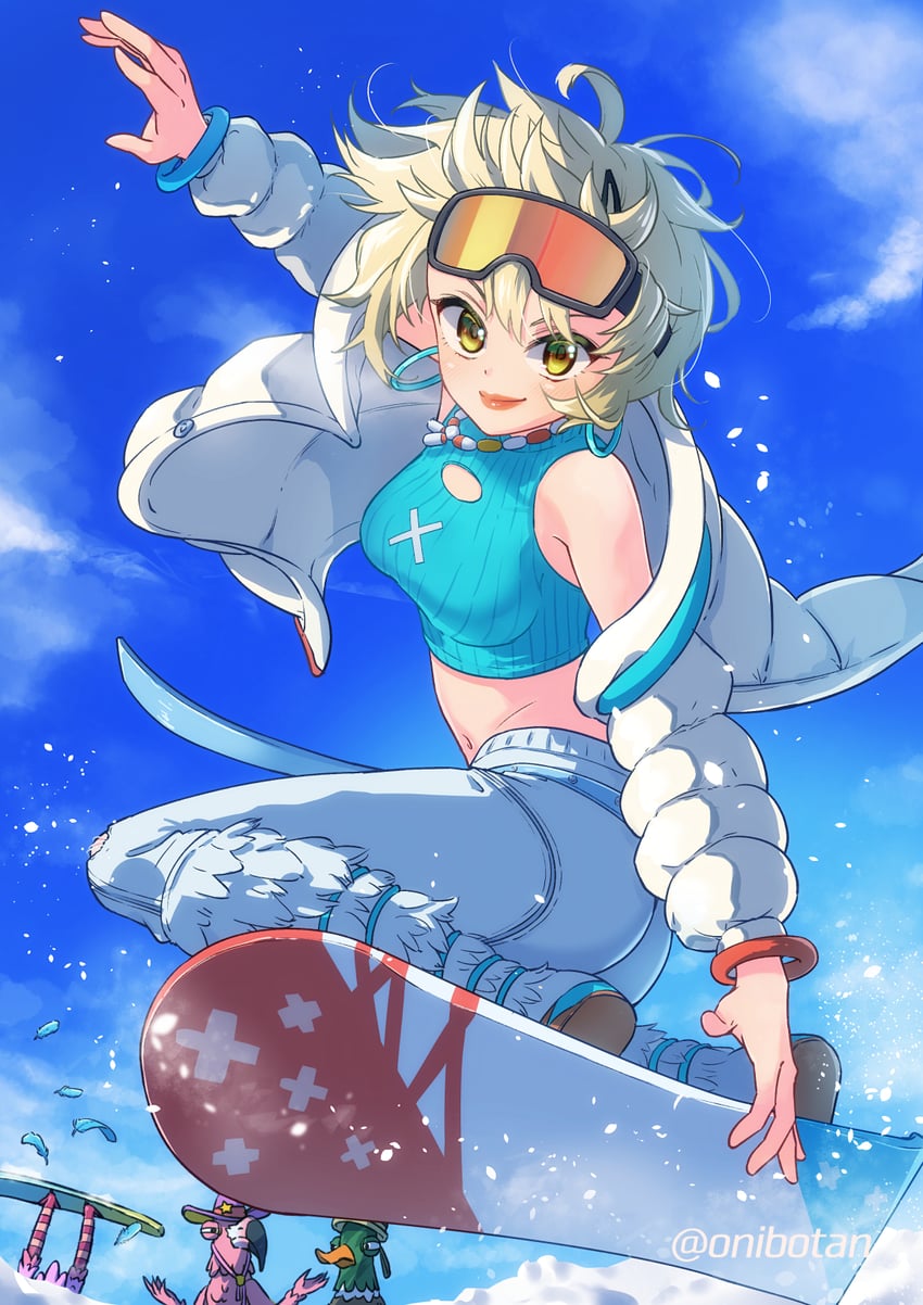 evie and summitseeker evie (fortnite) drawn by mikio_(onibotan)