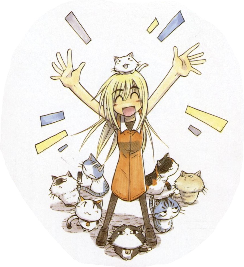 kate, mike, haa-san, buchi, and kuma (sketchbook full colors)