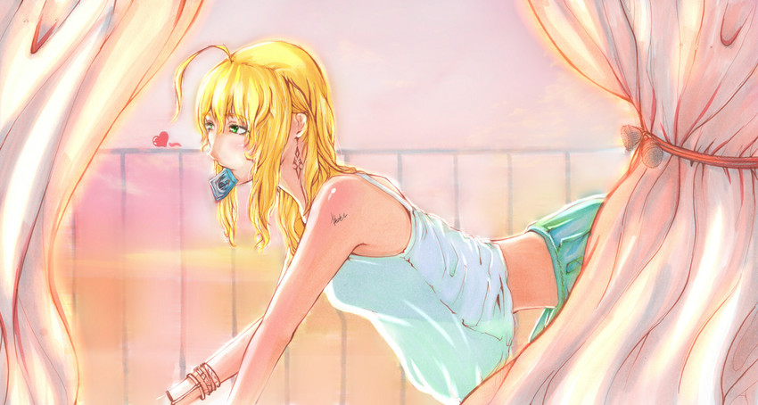 artoria pendragon and saber (fate and 1 more) drawn by rexsoundhorizon