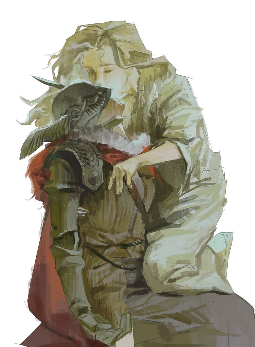 malenia blade of miquella and miquella (elden ring) drawn by yunsan_wu_xiao