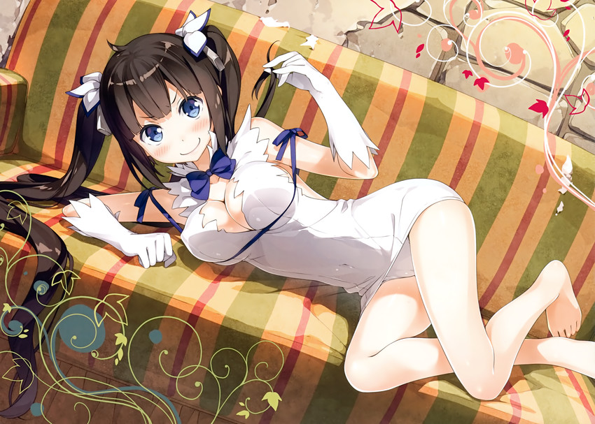 hestia (dungeon ni deai wo motomeru no wa machigatteiru darou ka) drawn by kantoku