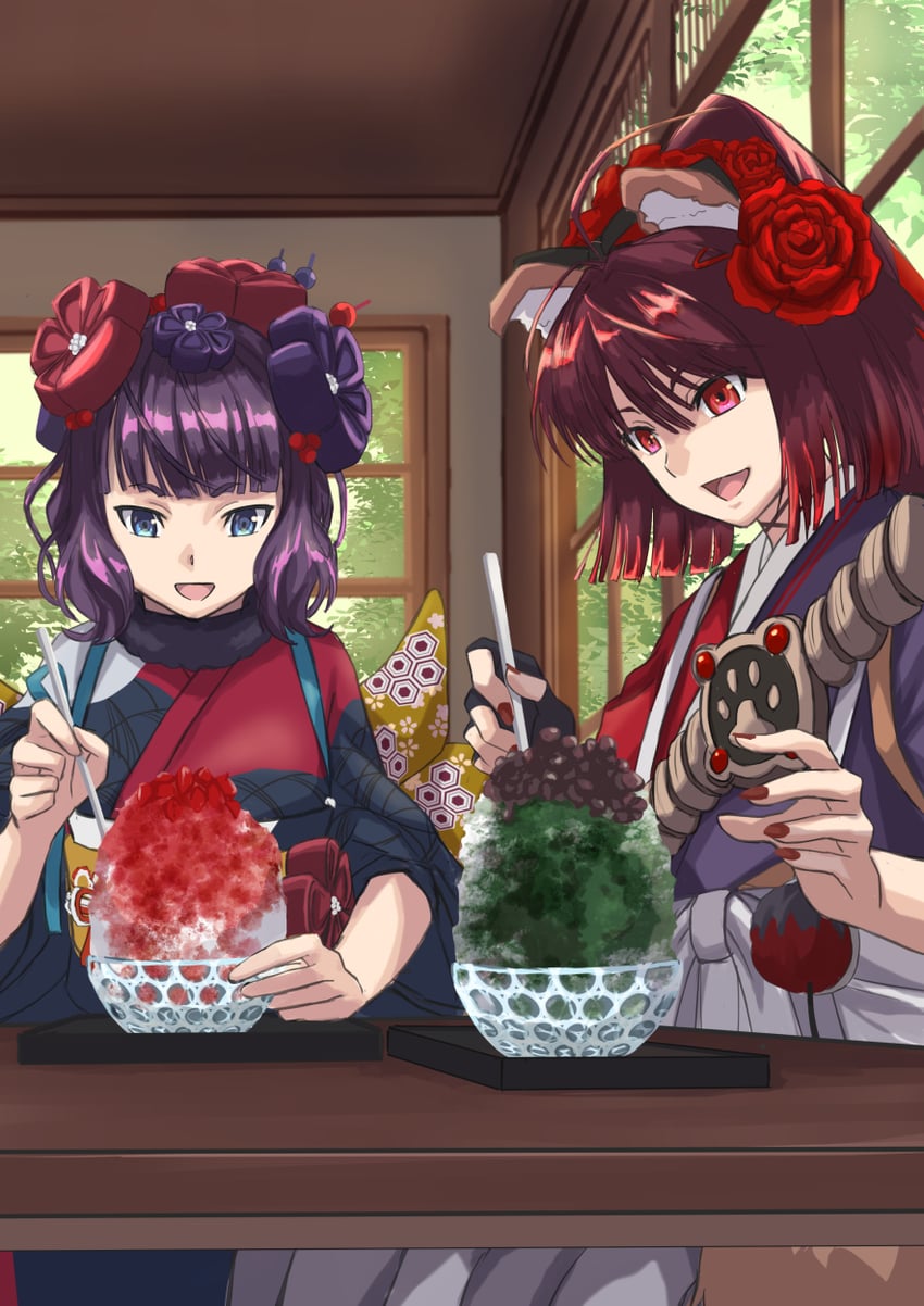 katsushika hokusai and kyokutei bakin (fate and 1 more) drawn by ksfactory