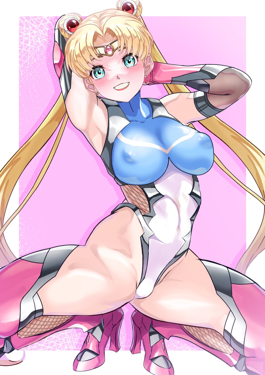 tsukino usagi and sailor moon (bishoujo senshi sailor moon and 1 more) drawn by arion_canvas