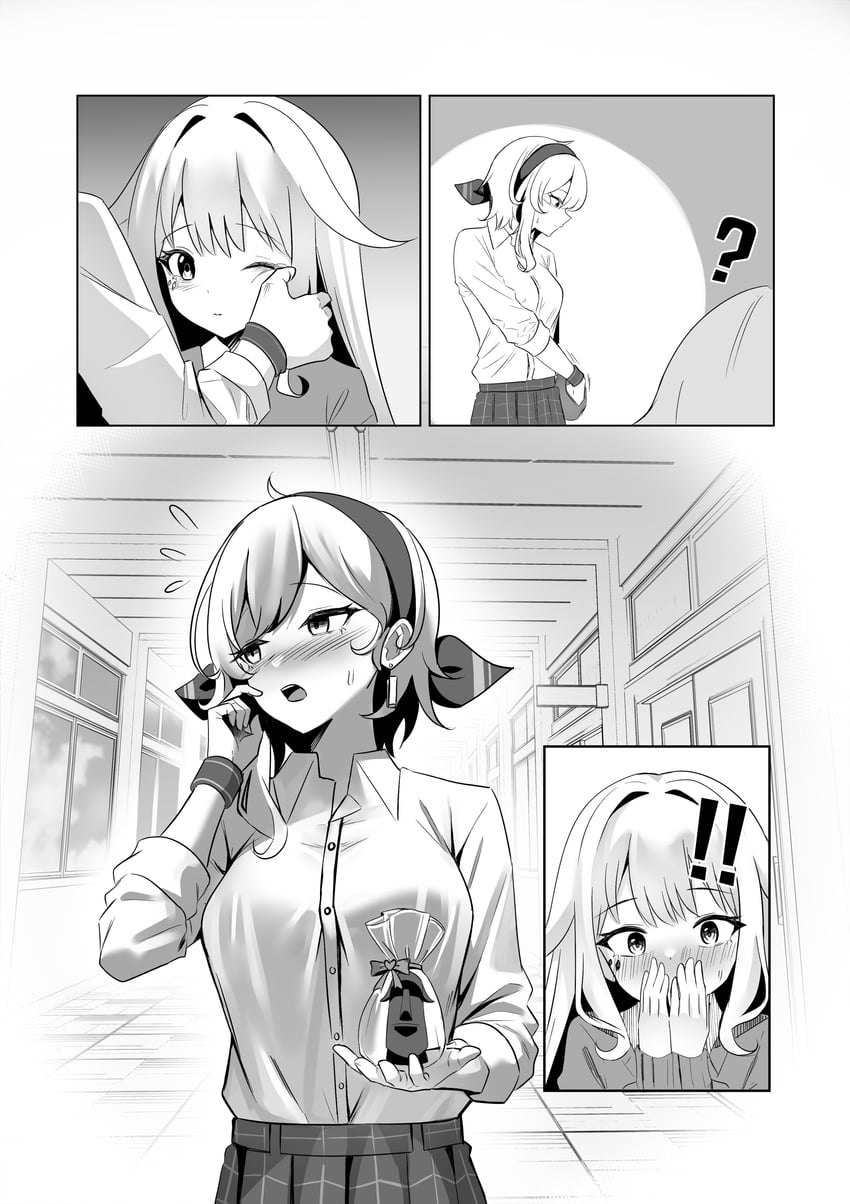 koseki bijou and kaela kovalskia (hololive and 2 more) drawn by raikkonen