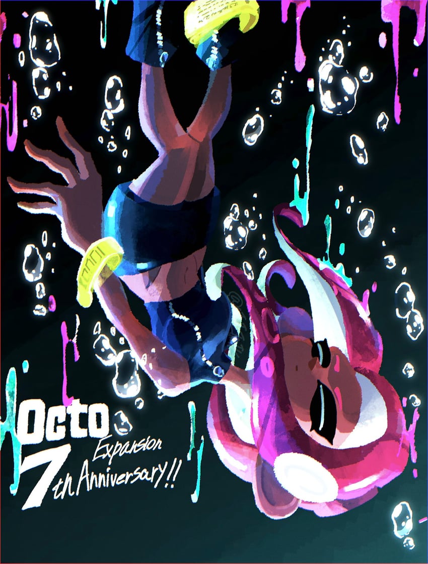 agent 8 (splatoon and 2 more) drawn by stmt_tmtk