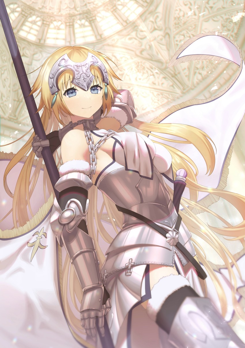 jeanne d'arc (fate and 2 more) drawn by kagayaku_(mottokrkr)