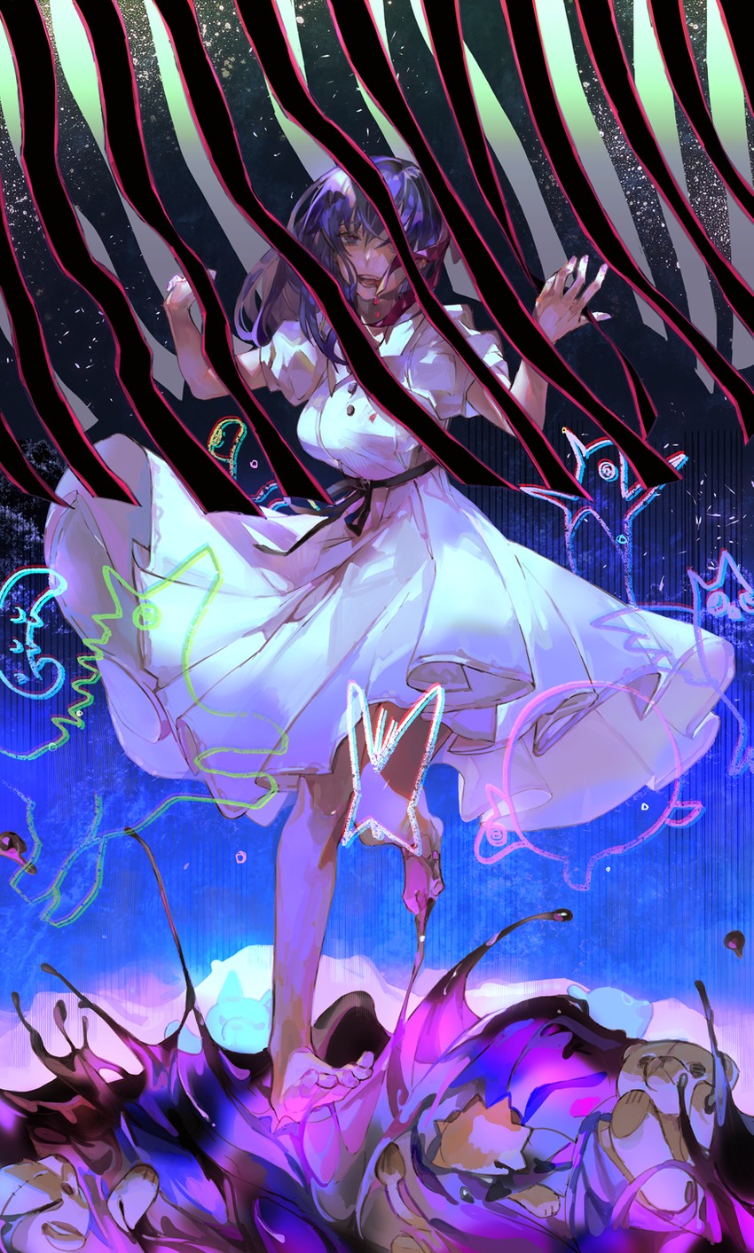 matou sakura and grail beast (fate and 2 more) drawn by kibadori_rue