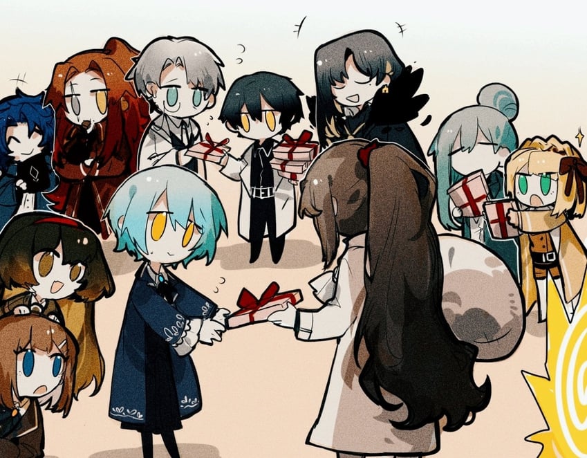 angela, netzach, binah, hod, malkuth, and 6 more (project moon and 1 more) drawn by aislan
