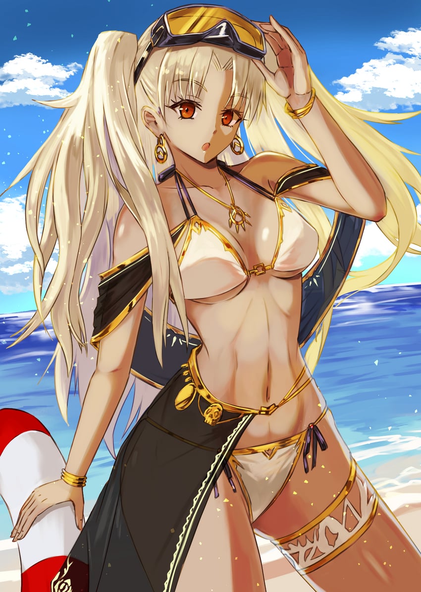 ereshkigal and ereshkigal alter (fate and 1 more) drawn by inugami86
