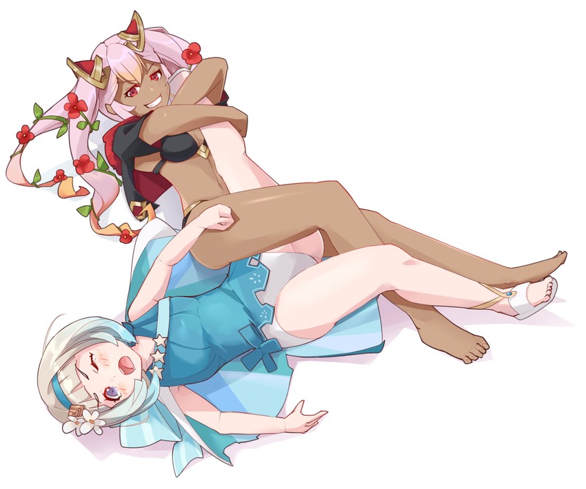 laevatein and ylgr (fire emblem and 1 more) drawn by jaegan