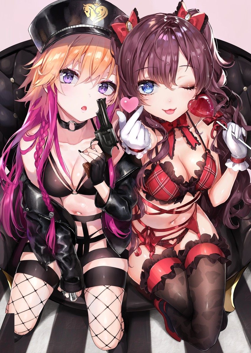 ichinose shiki and ninomiya asuka (idolmaster and 1 more) drawn by nekometaru